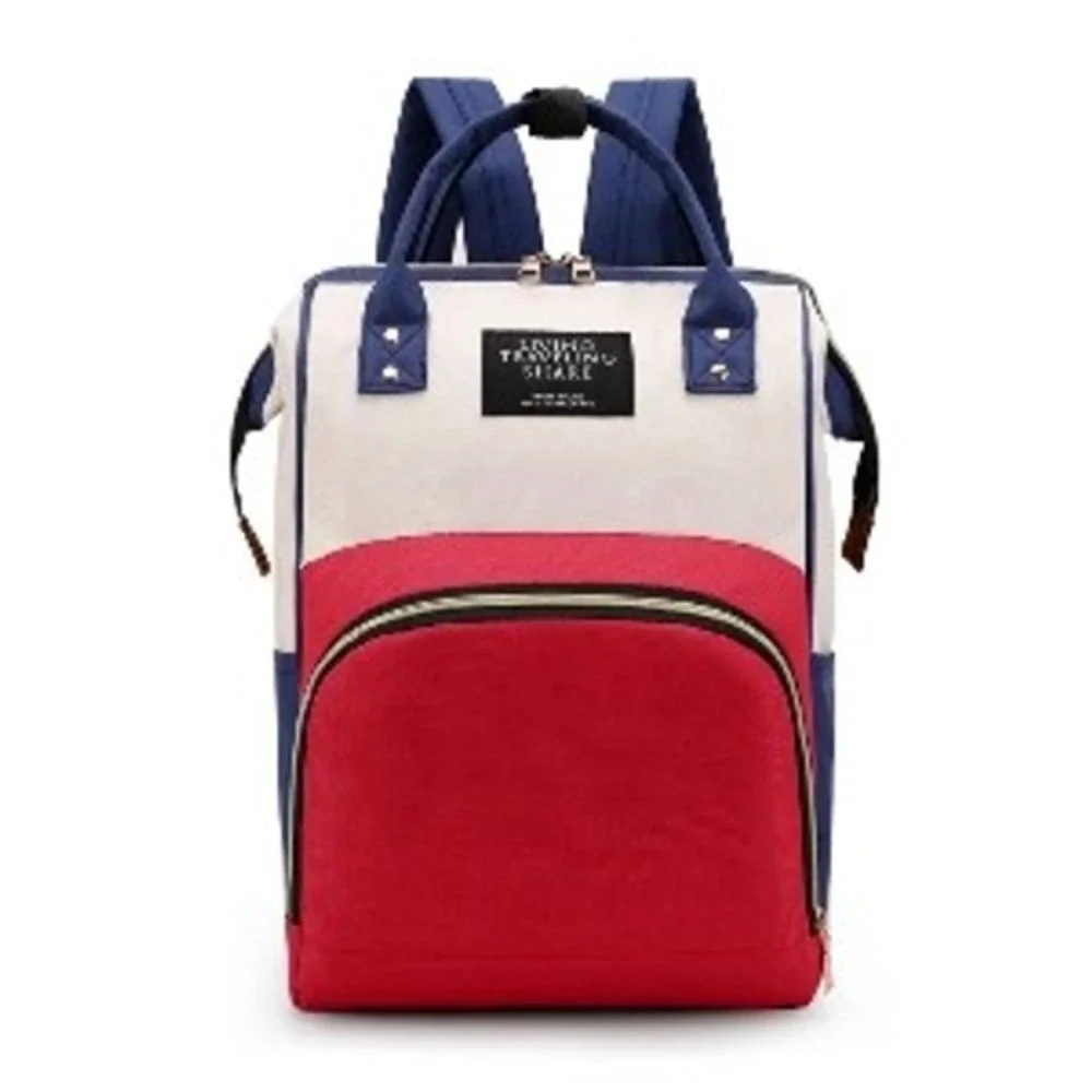 Multi Function Diaper Bag Backpack Mommy Bag Red White Blue‎ Travel Organizer